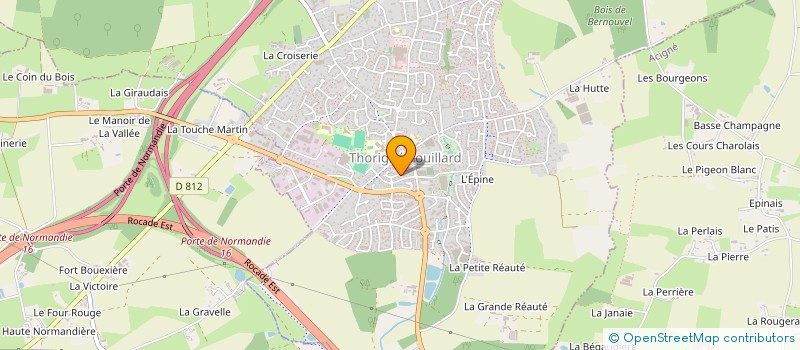 localisation de l'entreprise MONSIEUR LAURENT GIRARD à THORIGNE-FOUILLARD