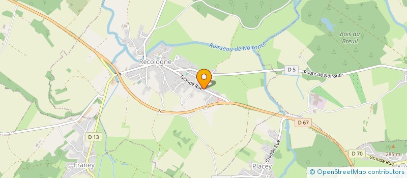 localisation de l'entreprise MONSIEUR LAURENT GIRARD  EMAGNY