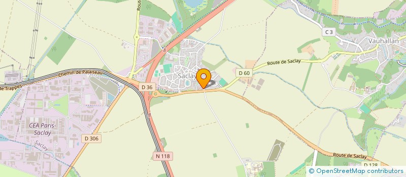 localisation de l'entreprise MONSIEUR LAURENT GIRARD  SACLAY