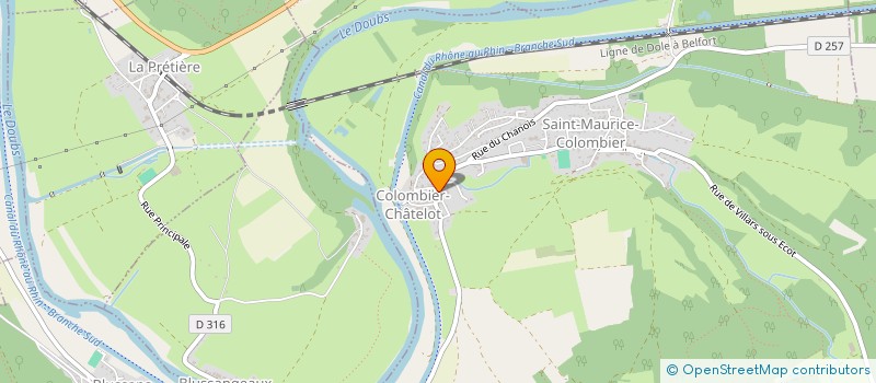 localisation de l'entreprise MONSIEUR LAURENT GIRARDCLOS  SAINT MAURICE COLOMBIER