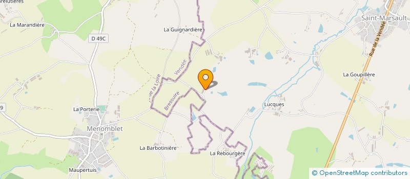 localisation de l'entreprise MONSIEUR LAURENT GIRARDEAU  LA FORET-SUR-SEVRE