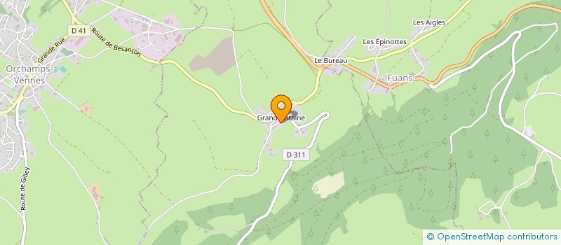 localisation de l'entreprise MONSIEUR LAURENT GIRARDET à FOURNETS-LUISANS