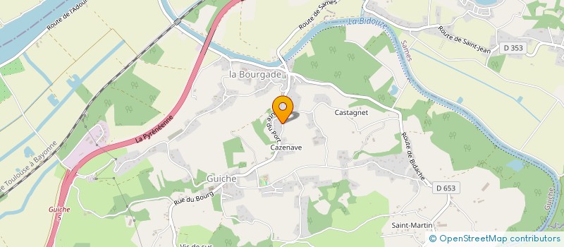 localisation de l'entreprise MONSIEUR LAURENT GIRAUD à GUICHE