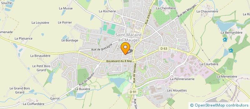 localisation de l'entreprise MONSIEUR LAURENT GIRAULT-CONTI à SEVREMOINE