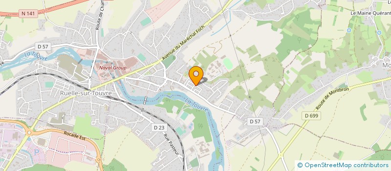 localisation de l'entreprise MONSIEUR LAURENT GIREAU  RUELLE-SUR-TOUVRE