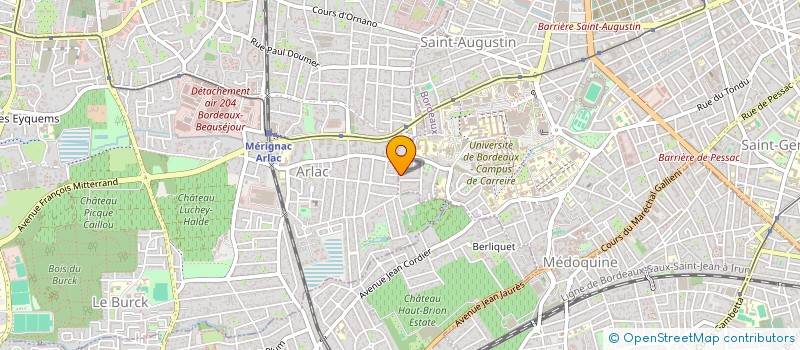 localisation de l'entreprise MONSIEUR LAURENT GIRON  BORDEAUX