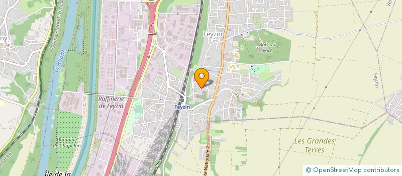 localisation de l'entreprise MONSIEUR LAURENT GIROUD  FEYZIN