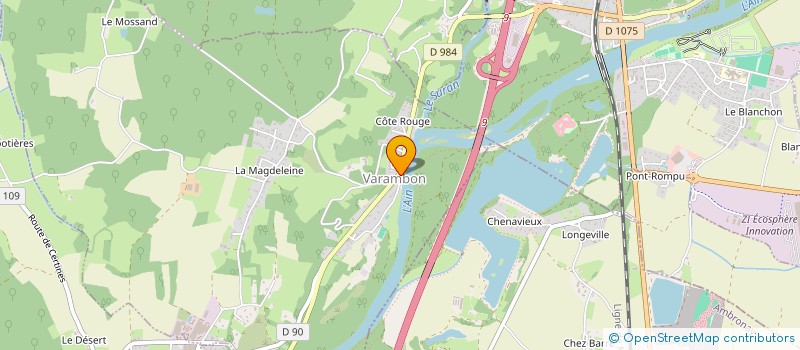 localisation de l'entreprise MONSIEUR LAURENT GIROUD  VARAMBON