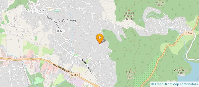 localisation de l'entreprise MONSIEUR LAURENT GIULIANI  MONTAUROUX