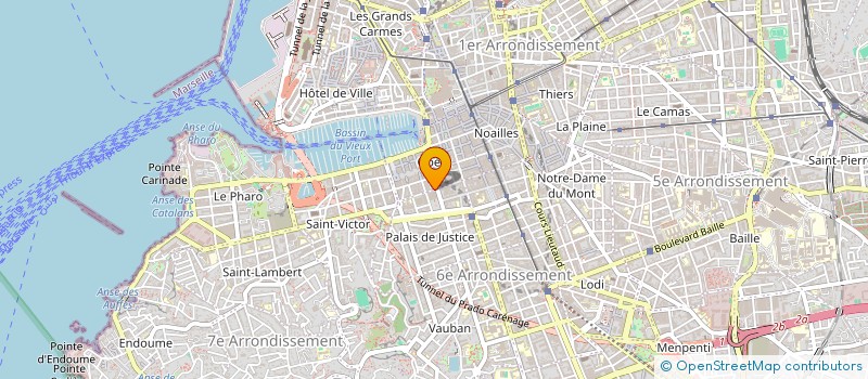 localisation de l'entreprise MONSIEUR LAURENT GIUSTINIANI à MARSEILLE