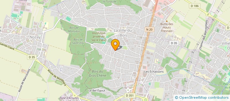 localisation de l'entreprise MONSIEUR LAURENT GLACET à LA VILLE-DU-BOIS