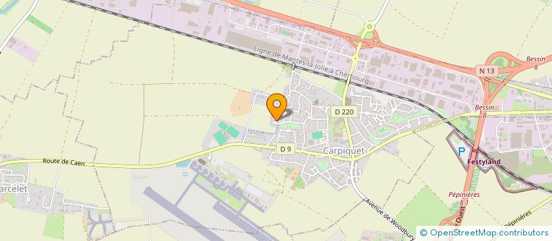 localisation de l'entreprise MONSIEUR LAURENT GLAIZE  CARPIQUET