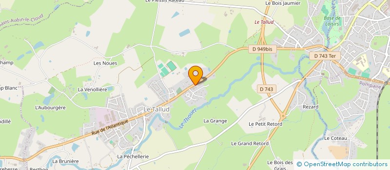 localisation de l'entreprise MONSIEUR LAURENT GOICHON  LE TALLUD