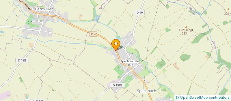 localisation de l'entreprise MONSIEUR LAURENT GOLFIER  SPECHBACH