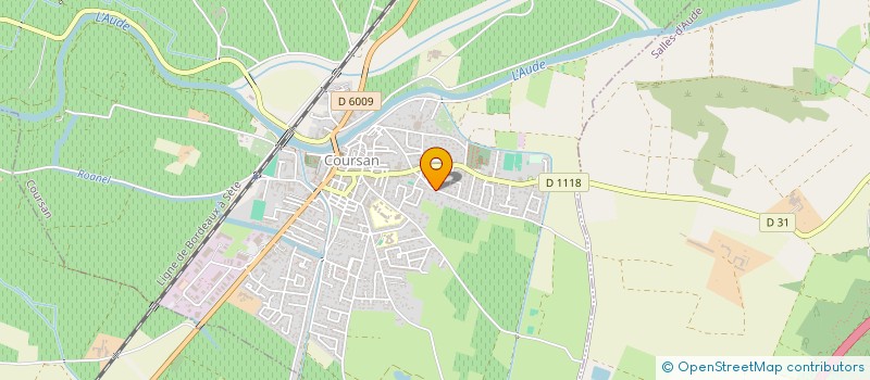 localisation de l'entreprise MONSIEUR LAURENT GOMBERT  COURSAN