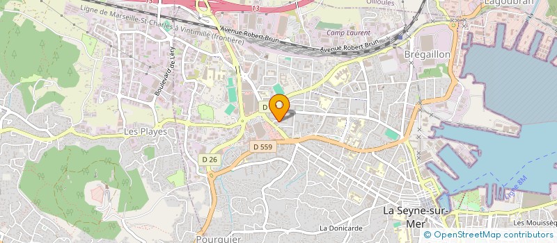 localisation de l'entreprise MONSIEUR LAURENT GOMIS  LA SEYNE-SUR-MER