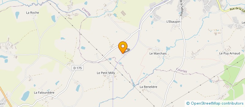 localisation de l'entreprise MONSIEUR LAURENT GONNORD  COURLAY