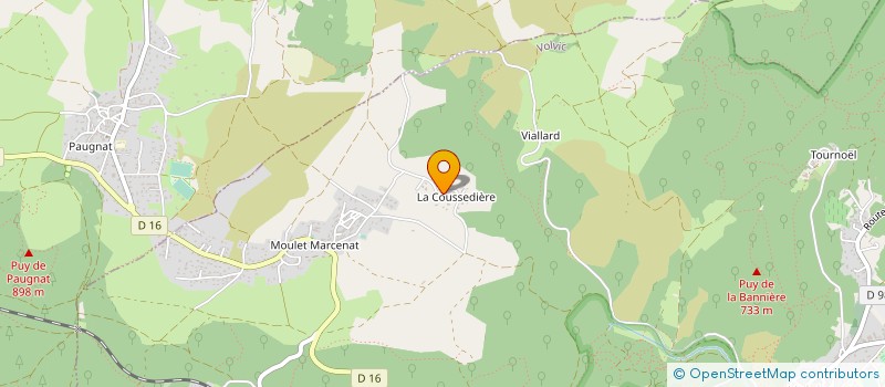 localisation de l'entreprise MONSIEUR LAURENT GONZALES  VOLVIC