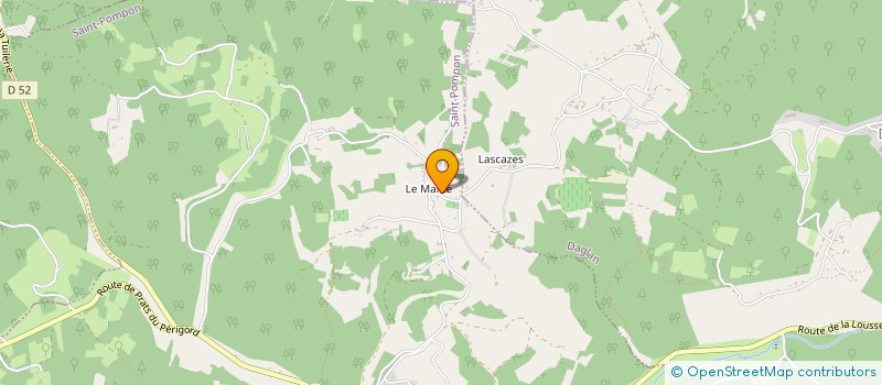 localisation de l'entreprise MONSIEUR LAURENT GONZALEZ  SAINT-POMPON