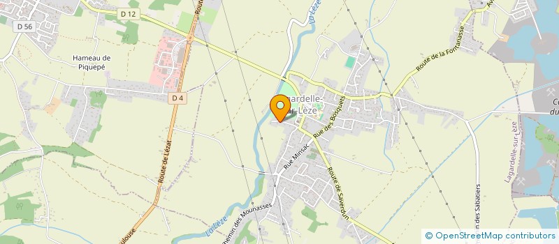 localisation de l'entreprise MONSIEUR LAURENT GONZALEZ  LAGARDELLE-SUR-LEZE