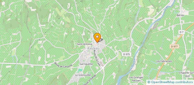 localisation de l'entreprise MONSIEUR LAURENT GONZALEZ  RASTEAU