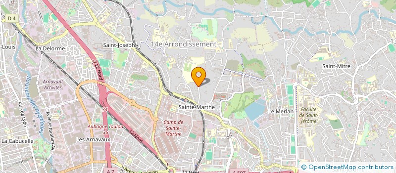 localisation de l'entreprise MONSIEUR LAURENT GONZALEZ DE GASPARD  MARSEILLE