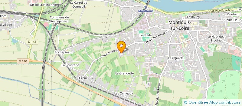 localisation de l'entreprise MONSIEUR LAURENT GOSSELIN  MONTLOUIS-SUR-LOIRE