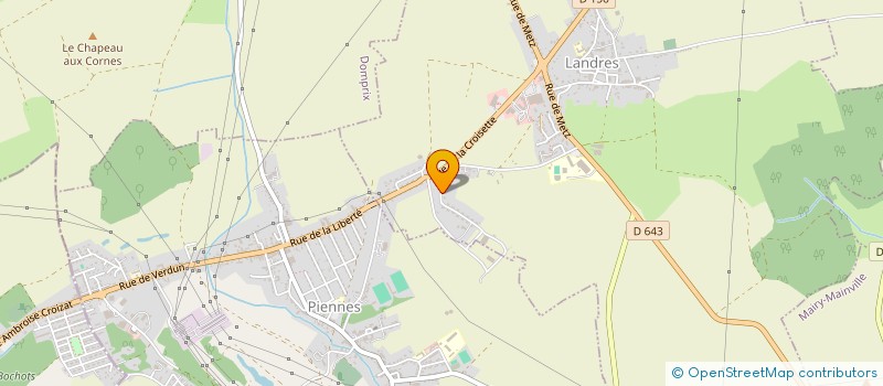 localisation de l'entreprise MONSIEUR LAURENT GOSTIAUX  LANDRES