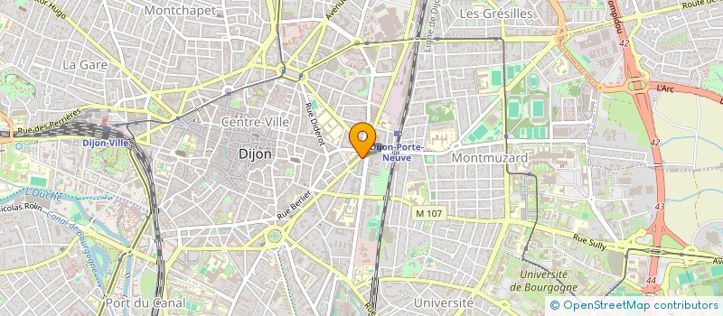 localisation de l'entreprise MONSIEUR LAURENT GOTTFRIED à DIJON