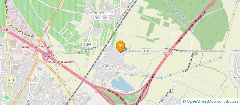 localisation de l'entreprise MONSIEUR LAURENT GOTTI  BEAUNE