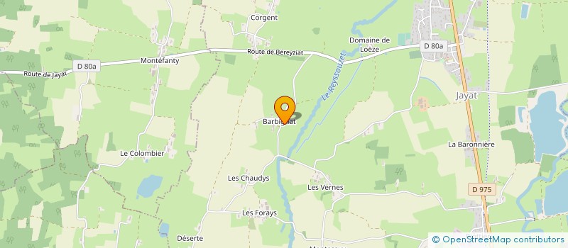 localisation de l'entreprise MONSIEUR LAURENT GOUBARD  JAYAT