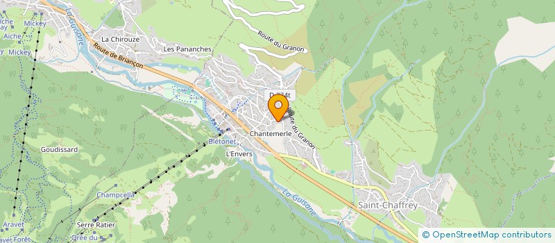 localisation de l'entreprise MONSIEUR LAURENT GOUDISSARD  SAINT-CHAFFREY