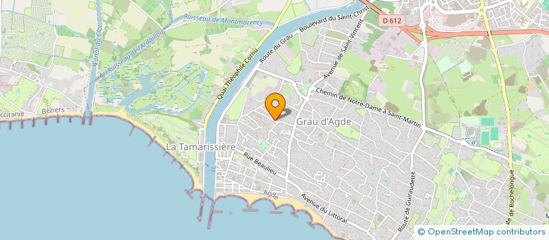 localisation de l'entreprise MONSIEUR LAURENT GOUDSMEDT  AGDE