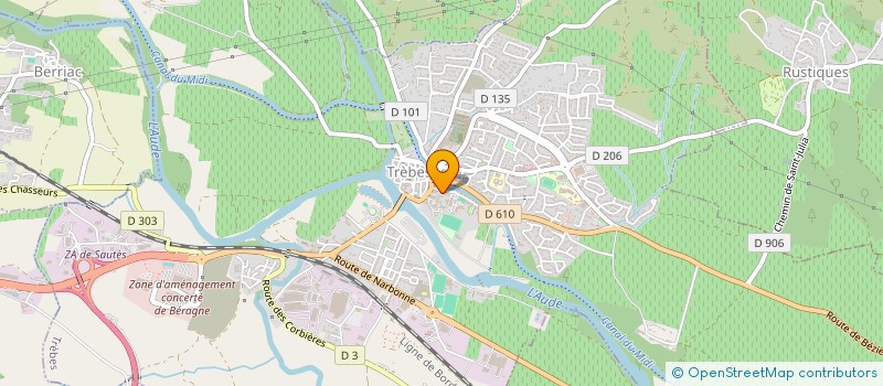 localisation de l'entreprise MONSIEUR LAURENT GOUDY  CARCASSONNE