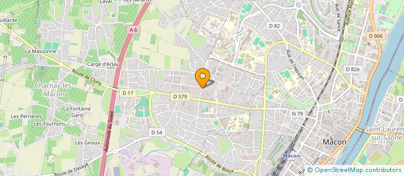 localisation de l'entreprise MONSIEUR LAURENT GOUGEUL à CHARNAY-LES-MACON