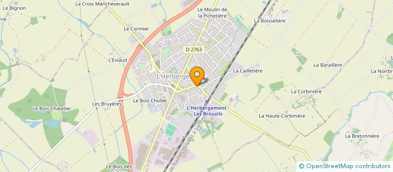 localisation de l'entreprise MONSIEUR LAURENT GOUGNARD à L'HERBERGEMENT