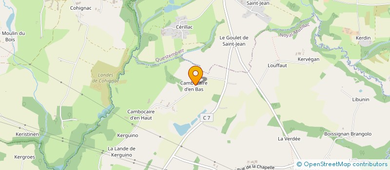 localisation de l'entreprise MONSIEUR LAURENT GOULARD à NOYAL-MUZILLAC