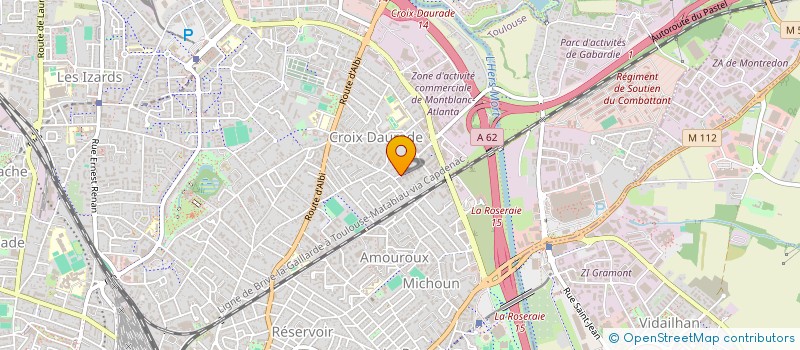 localisation de l'entreprise MONSIEUR LAURENT GOULESQUE  TOULOUSE