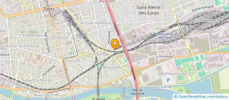 localisation de l'entreprise MONSIEUR LAURENT GOUPY  TOURS