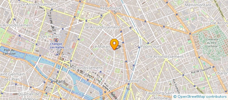 localisation de l'entreprise MONSIEUR LAURENT GOURAND  PARIS