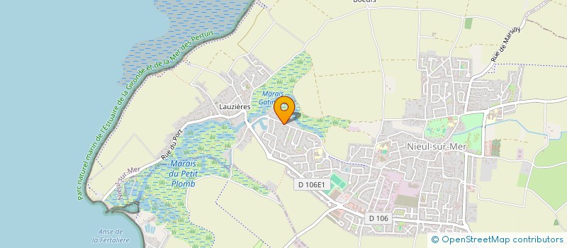 localisation de l'entreprise MONSIEUR LAURENT GOURDON  NIEUL-SUR-MER