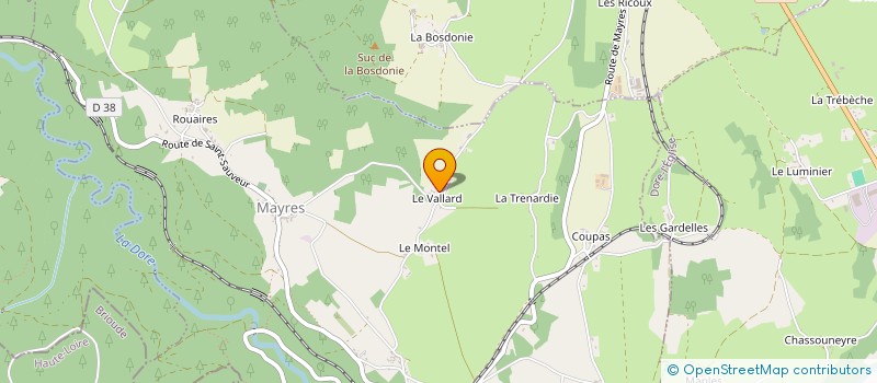 localisation de l'entreprise MONSIEUR LAURENT GOURGOUILHON  MAYRES