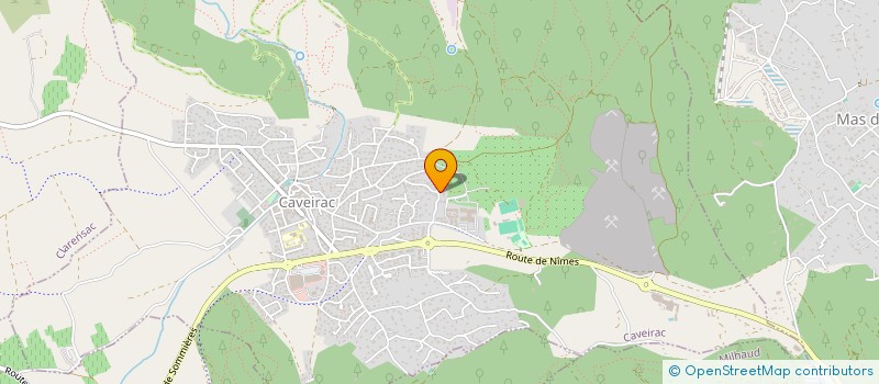 localisation de l'entreprise MONSIEUR LAURENT GOUT  CAVEIRAC