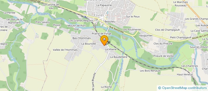 localisation de l'entreprise MONSIEUR LAURENT GOUTHIERE  ESVRES