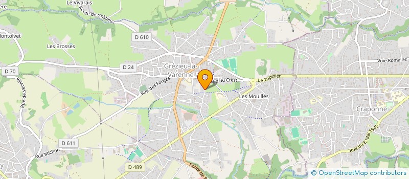 localisation de l'entreprise MONSIEUR LAURENT GOUTTENOIRE  GREZIEU-LA-VARENNE