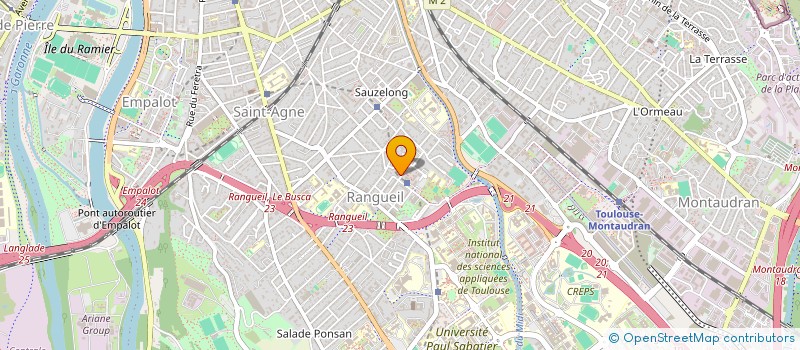 localisation de l'entreprise MONSIEUR LAURENT GOUTY  TOULOUSE