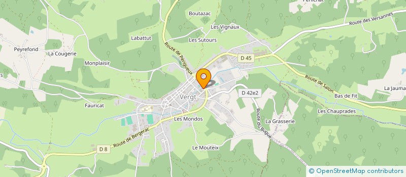 localisation de l'entreprise MONSIEUR LAURENT GOUZOT à VERGT