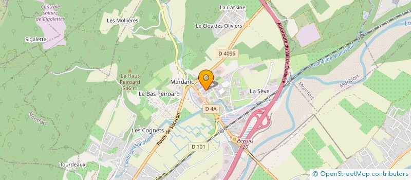 localisation de l'entreprise MONSIEUR LAURENT GOZZI  PEYRUIS