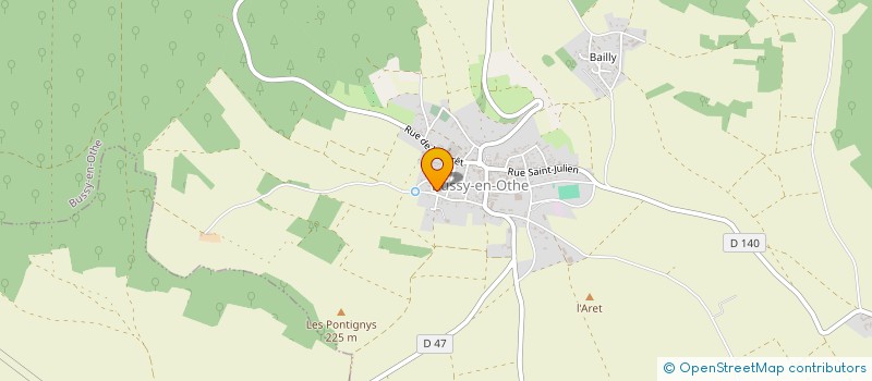 localisation de l'entreprise MONSIEUR LAURENT GRAFFE  BUSSY-EN-OTHE