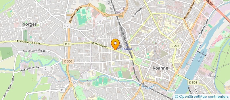 localisation de l'entreprise MONSIEUR LAURENT GRANADOS à ROANNE